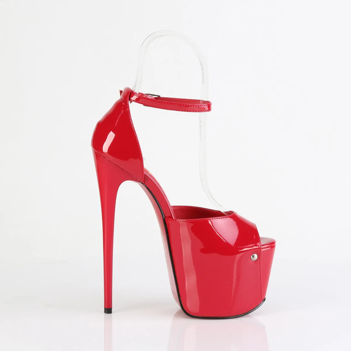7 Inch Heel JUBILANT-15 Red Patent