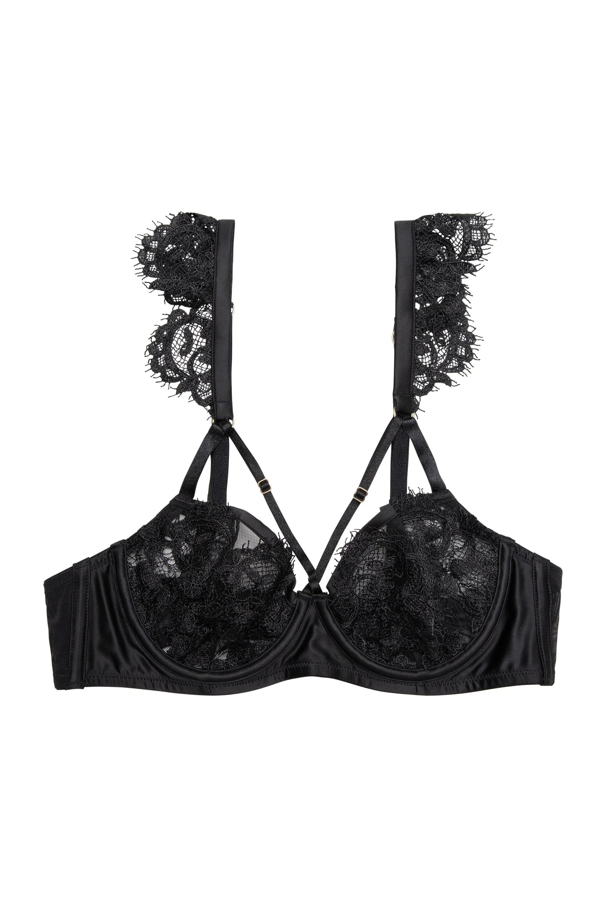 Anneliese Black Lace Bra