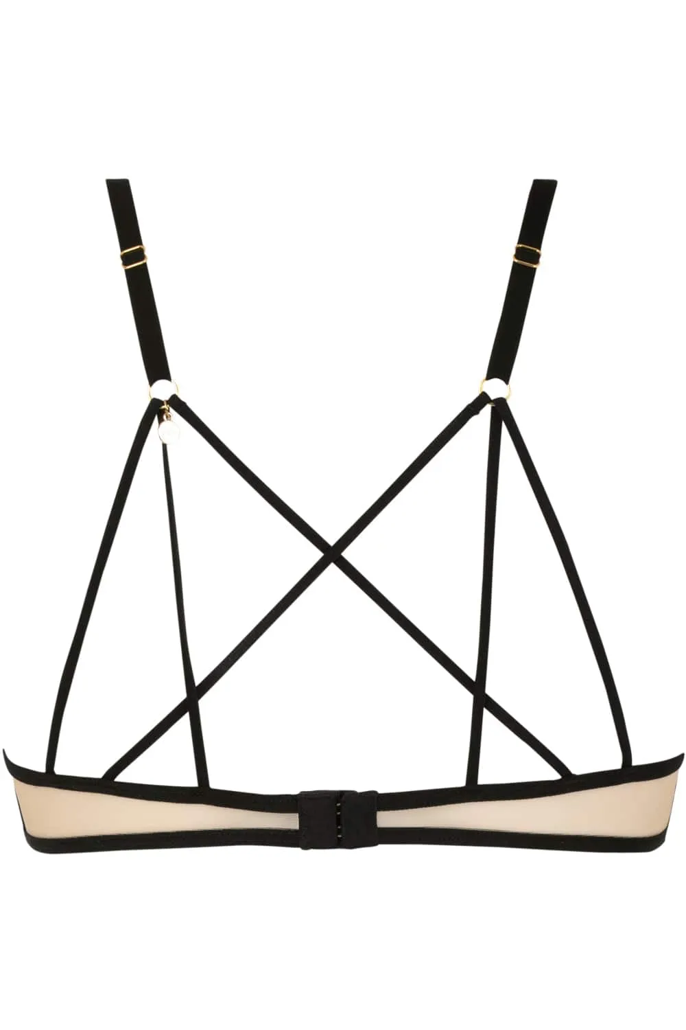 Après Minuit Open Underwired Bra Black