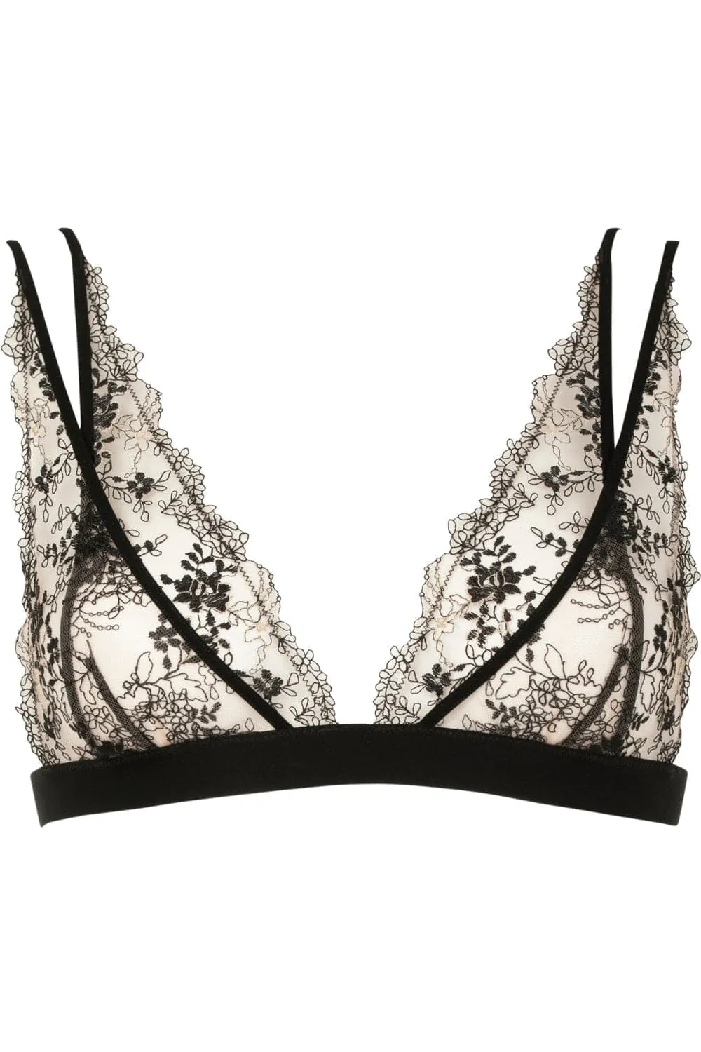 Après Minuit Triangle Bra Black