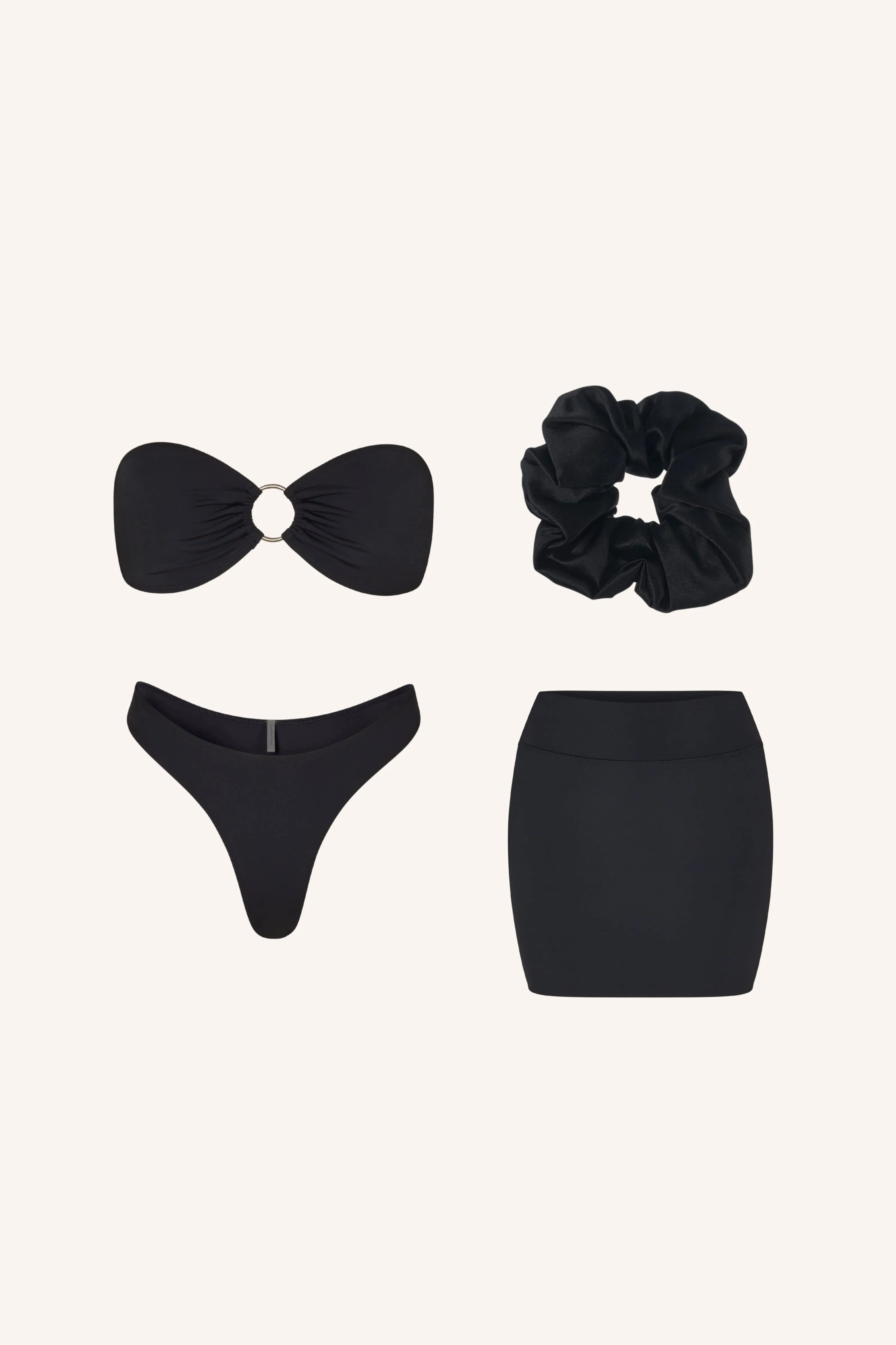 Bandeau Bikini   Skirt