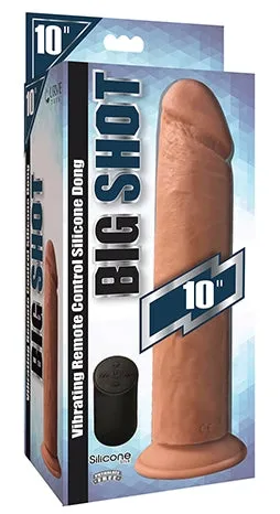 Big Shot 10 Vibrating Wireless Rechargeable Silicone Dildo