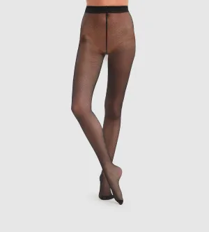 Black DIM Signature 20 fishnet illusion tights