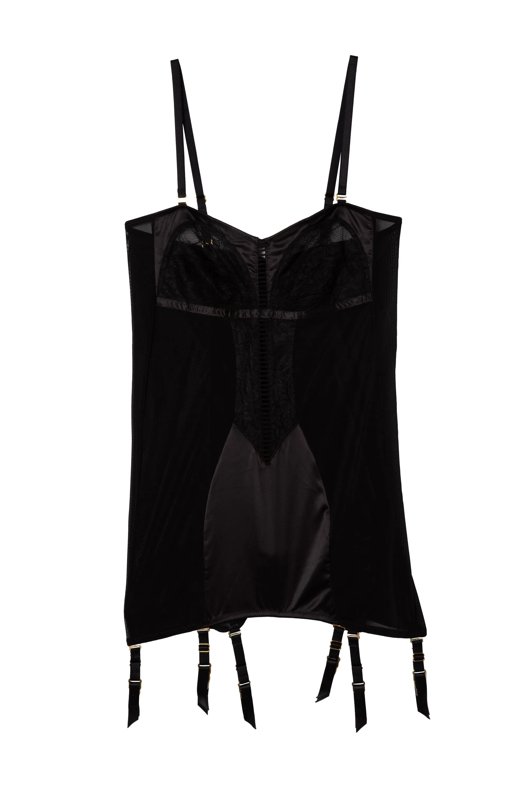 Black Lace Corsolette