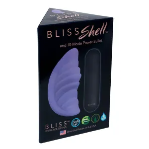 Bliss Shell With Rechargeable Bullet * Purple * 10 Function * Waterproof