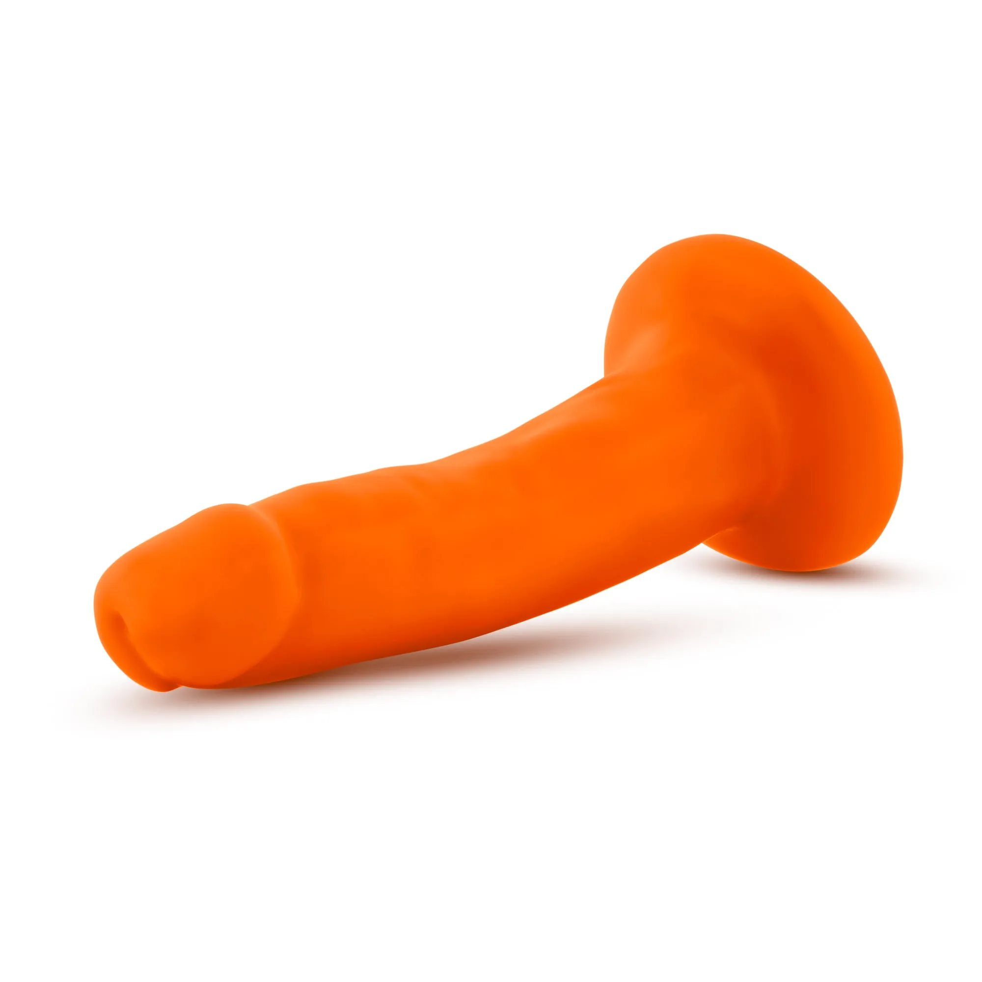 Blush Neo 6'' Dual Density Cock Realistic Dildo Suction Cup Dong Sex Toy Orange