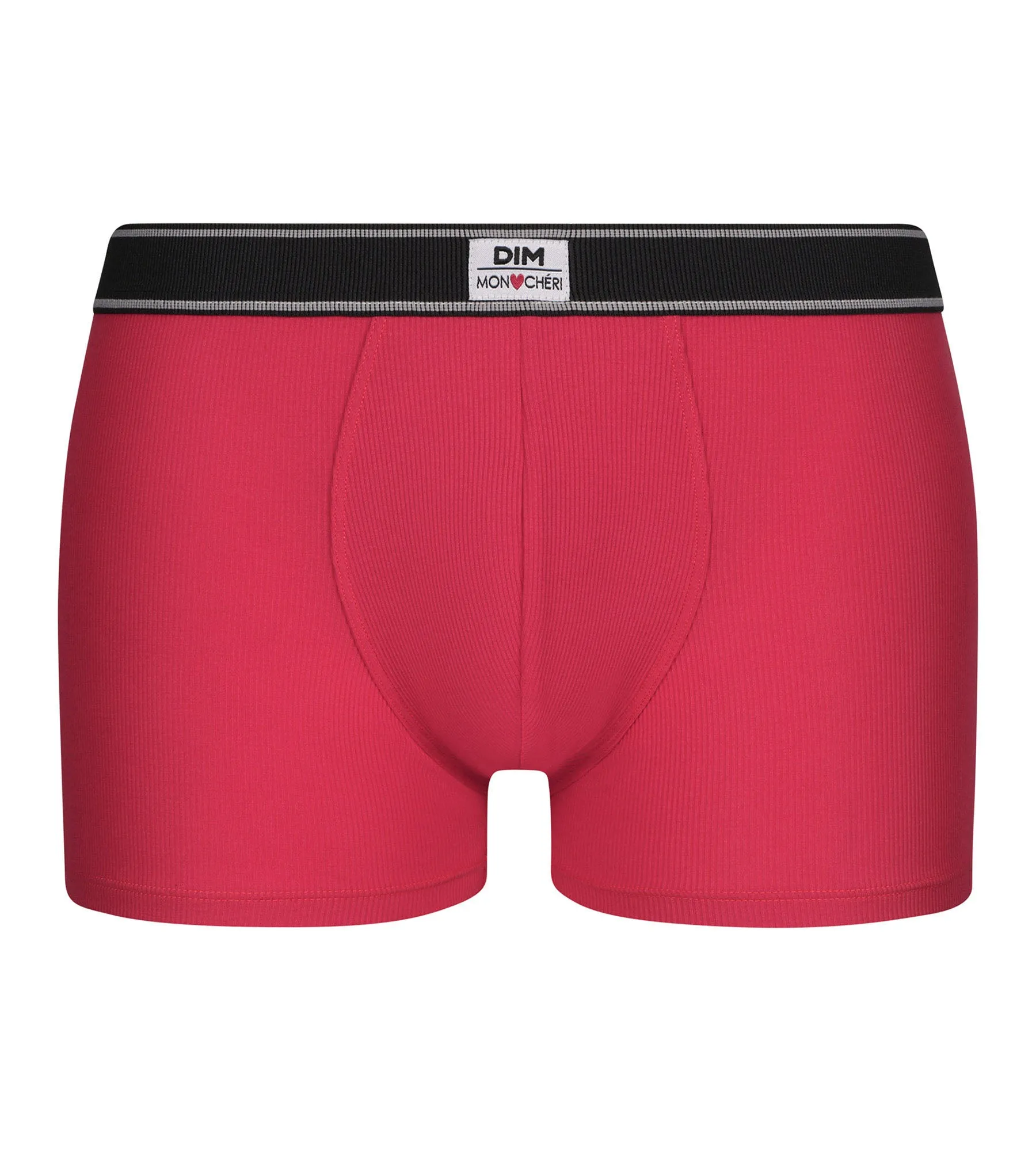 Boxer homme en coton modal côtelé Rouge Addict Dim Elegant
