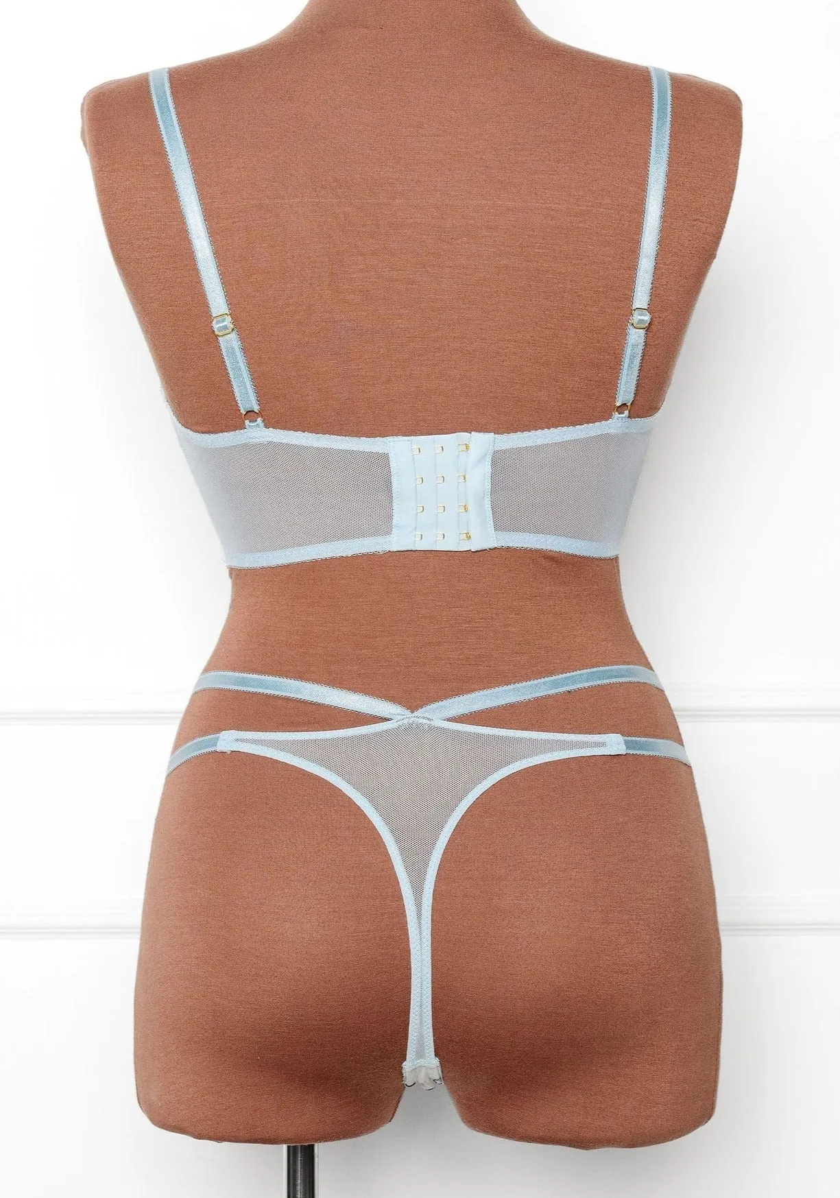 Bridal Bundle: Embroidered Underwire Bustier Set