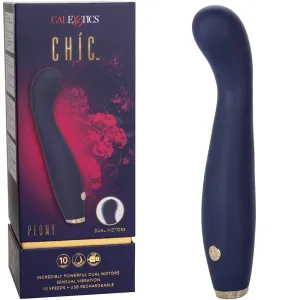 Calexotics Chic Peony Curved G-Spot Powerful Vibrator Silicone USB Purple