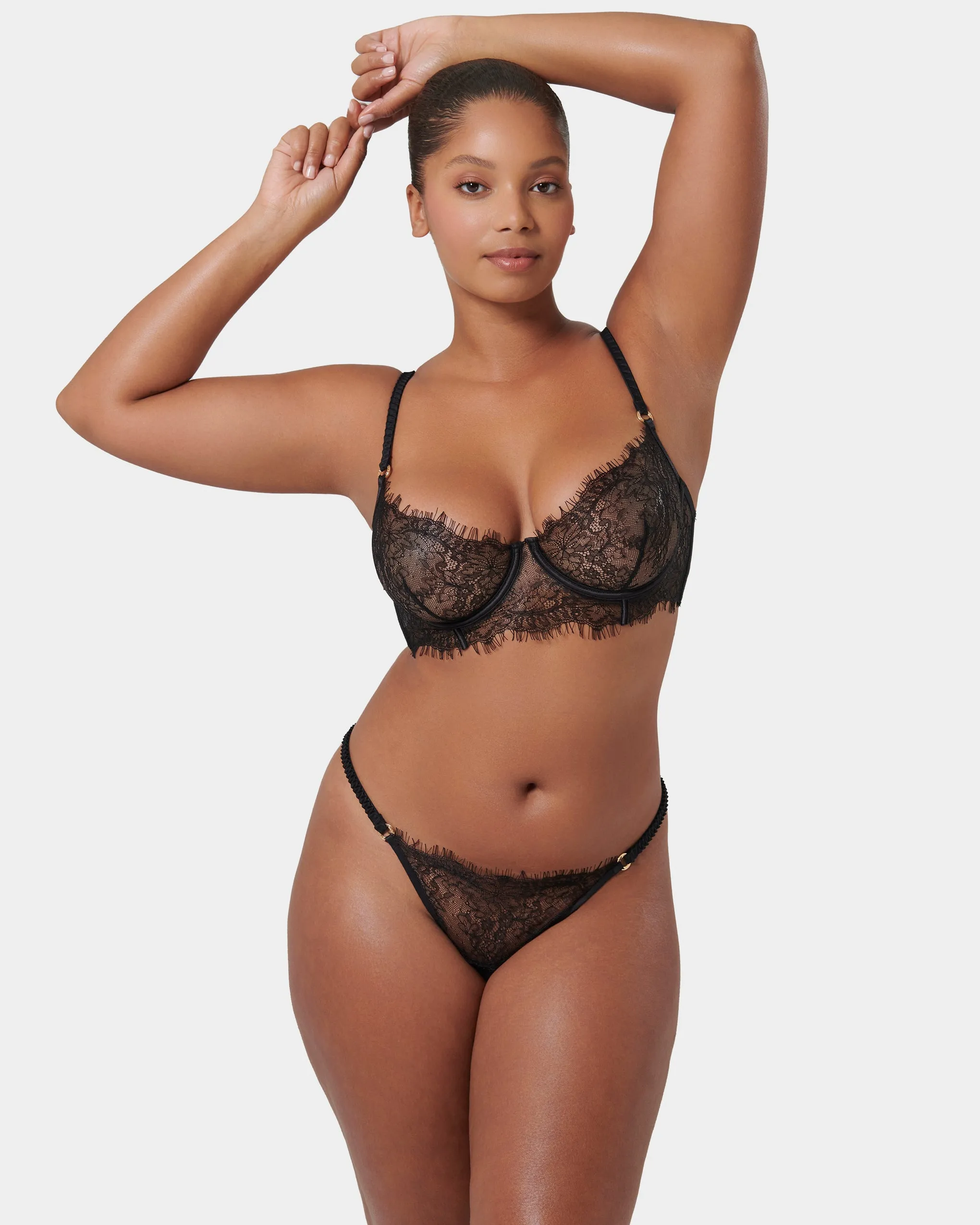 Camelia Thong Black