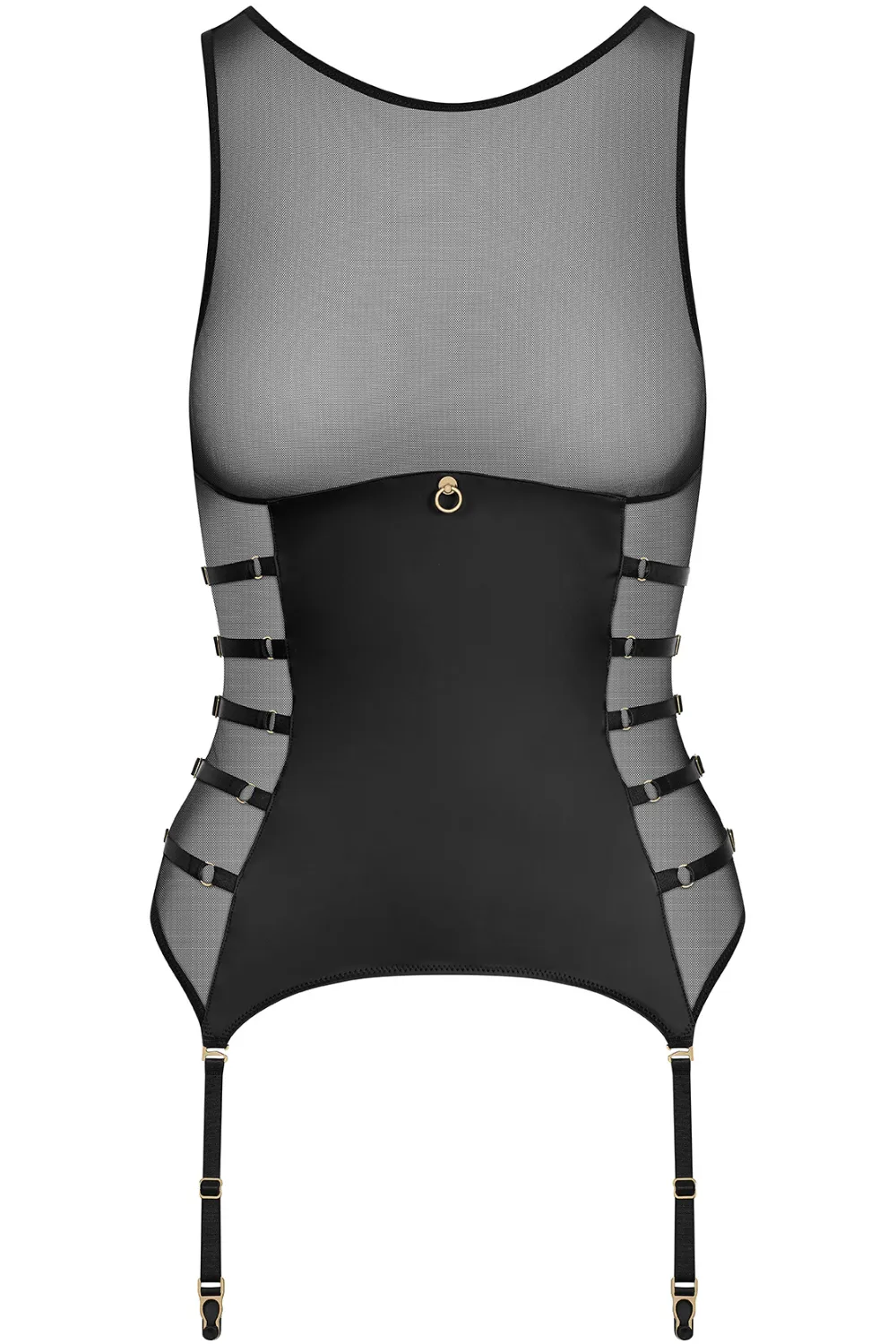 Chambre Noire Tank Top with Suspenders