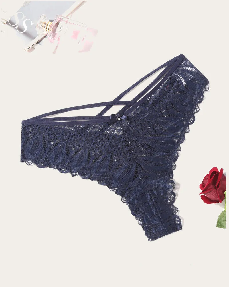 Cheeky Lace Criss Cross Panties