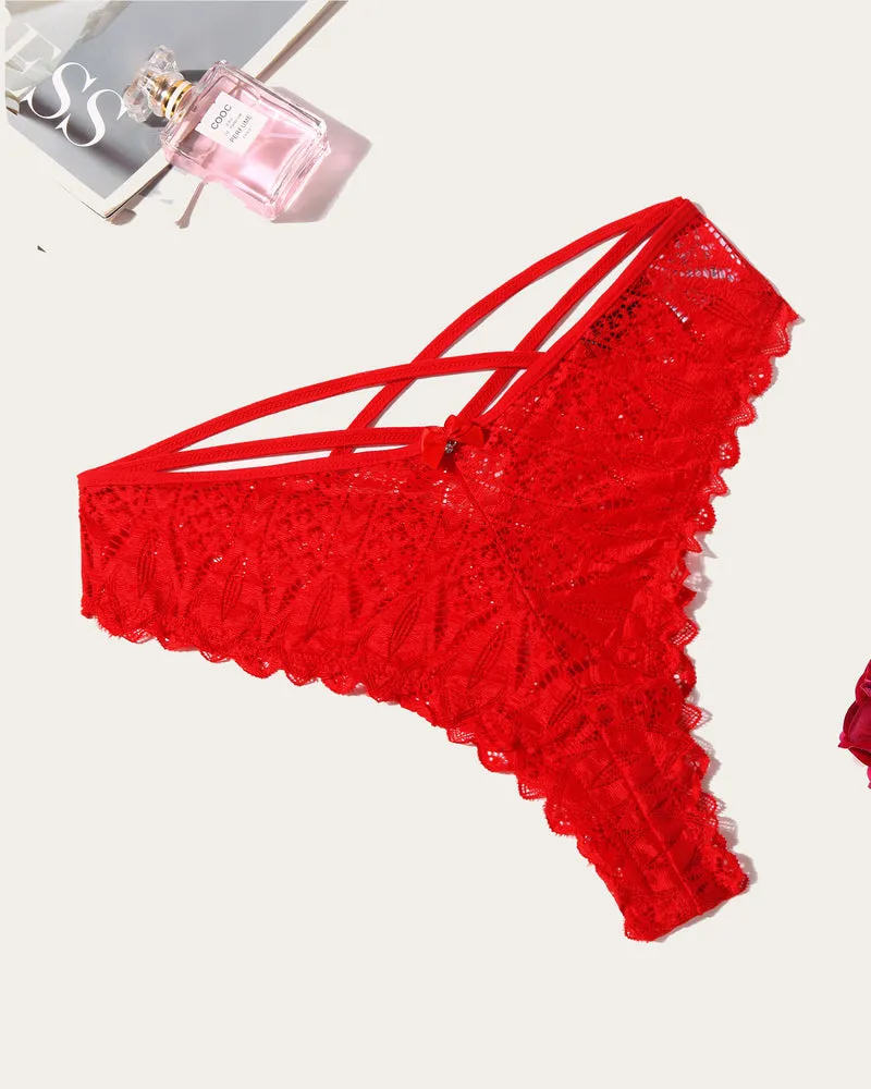 Cheeky Lace Criss Cross Panties