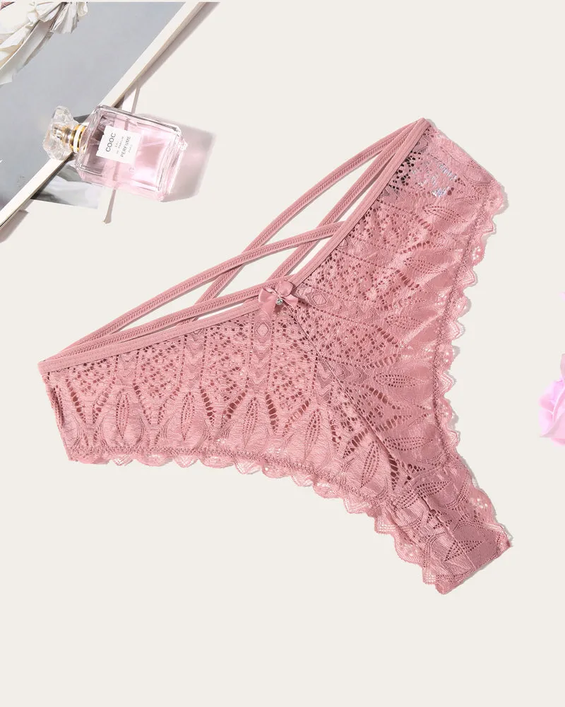 Cheeky Lace Criss Cross Panties