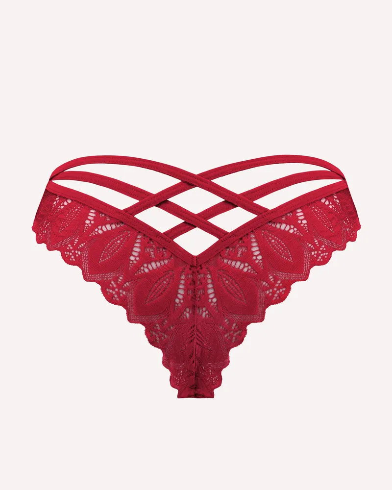 Cheeky Lace Criss Cross Panties