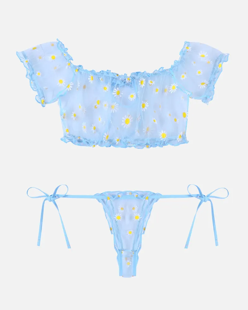 Christmas Lingerie Bra and Panty Set