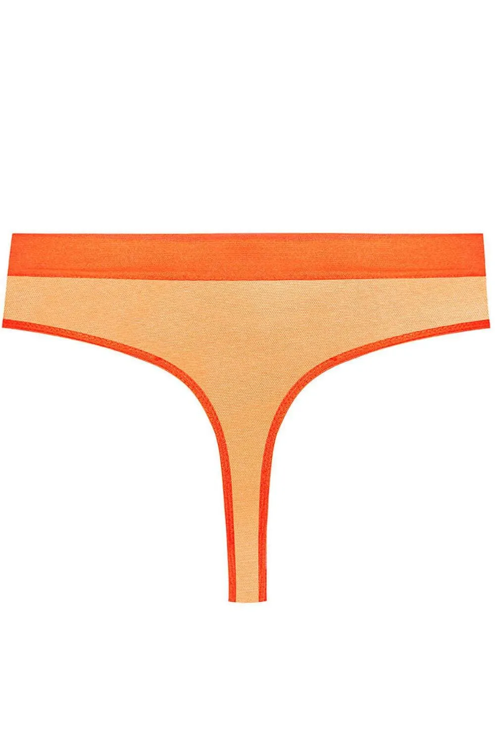 Corps à Corps High Waist Thong Neon Orange