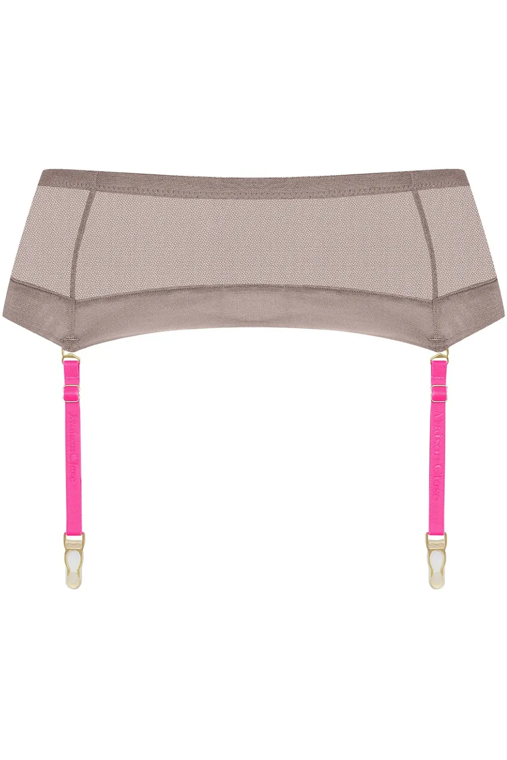 Corps à Corps Suspender Belt Ginger Snap/Neon Pink