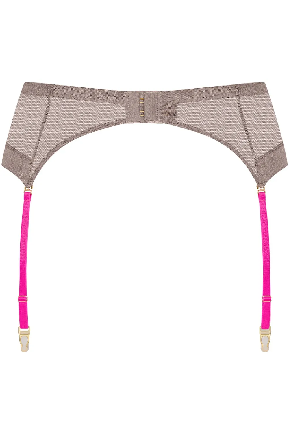 Corps à Corps Suspender Belt Ginger Snap/Neon Pink