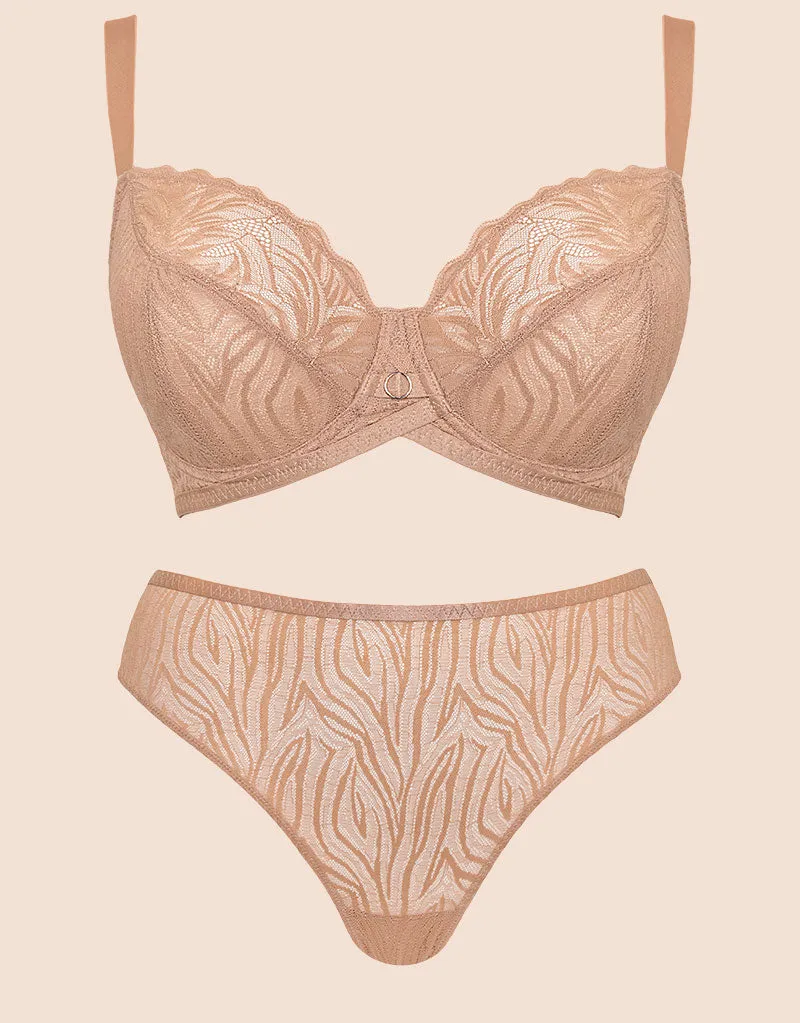 Curvy Kate Lace Daze Balcony Bra Latte