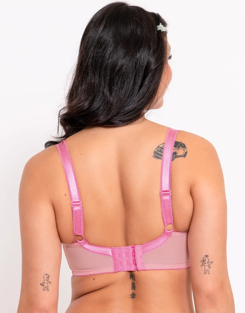 Curvy Kate Strawberry Crush Balcony Bra Pink Multi