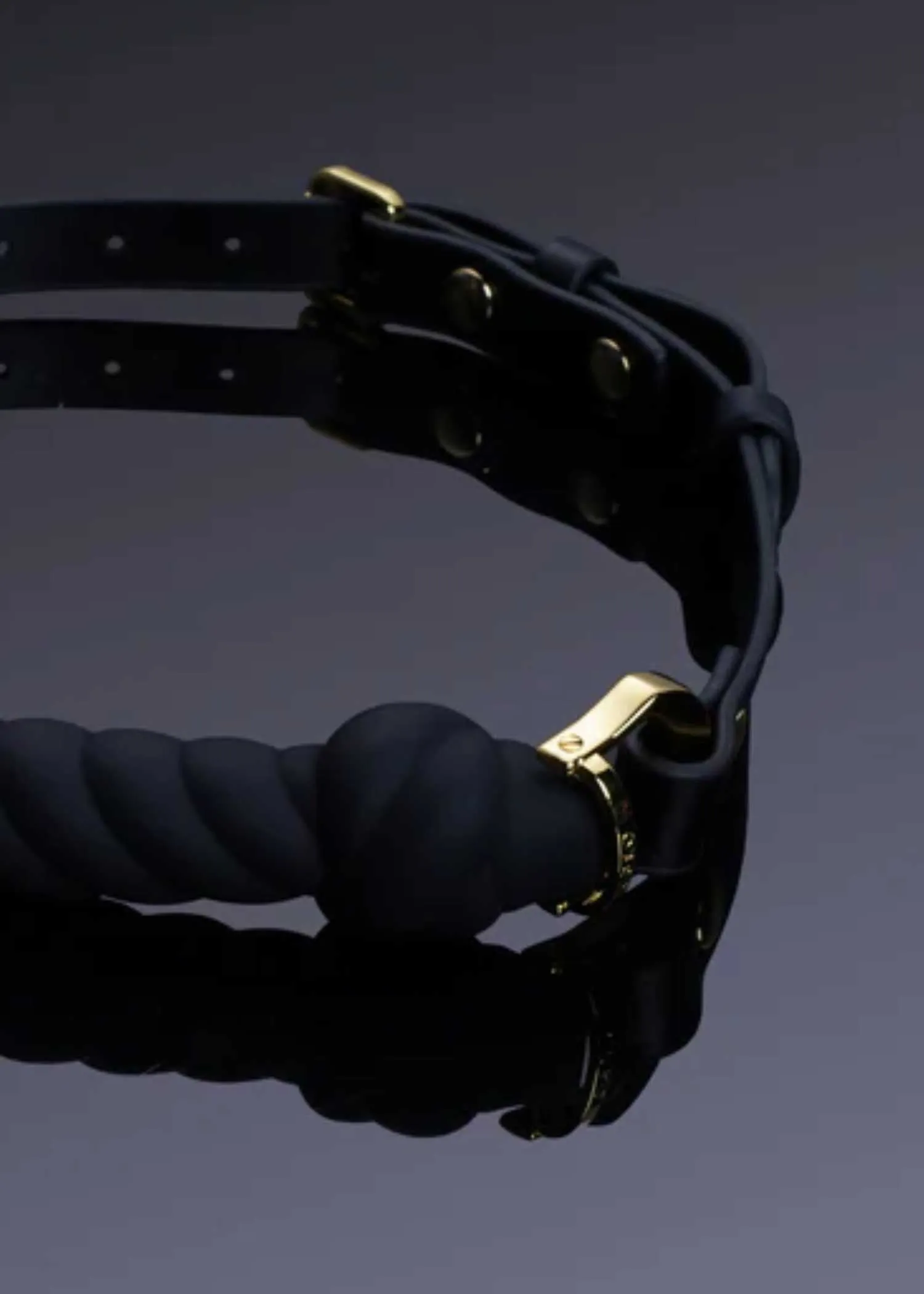 Desire of Mouth Knot Shaped Mouth Gag (Black)