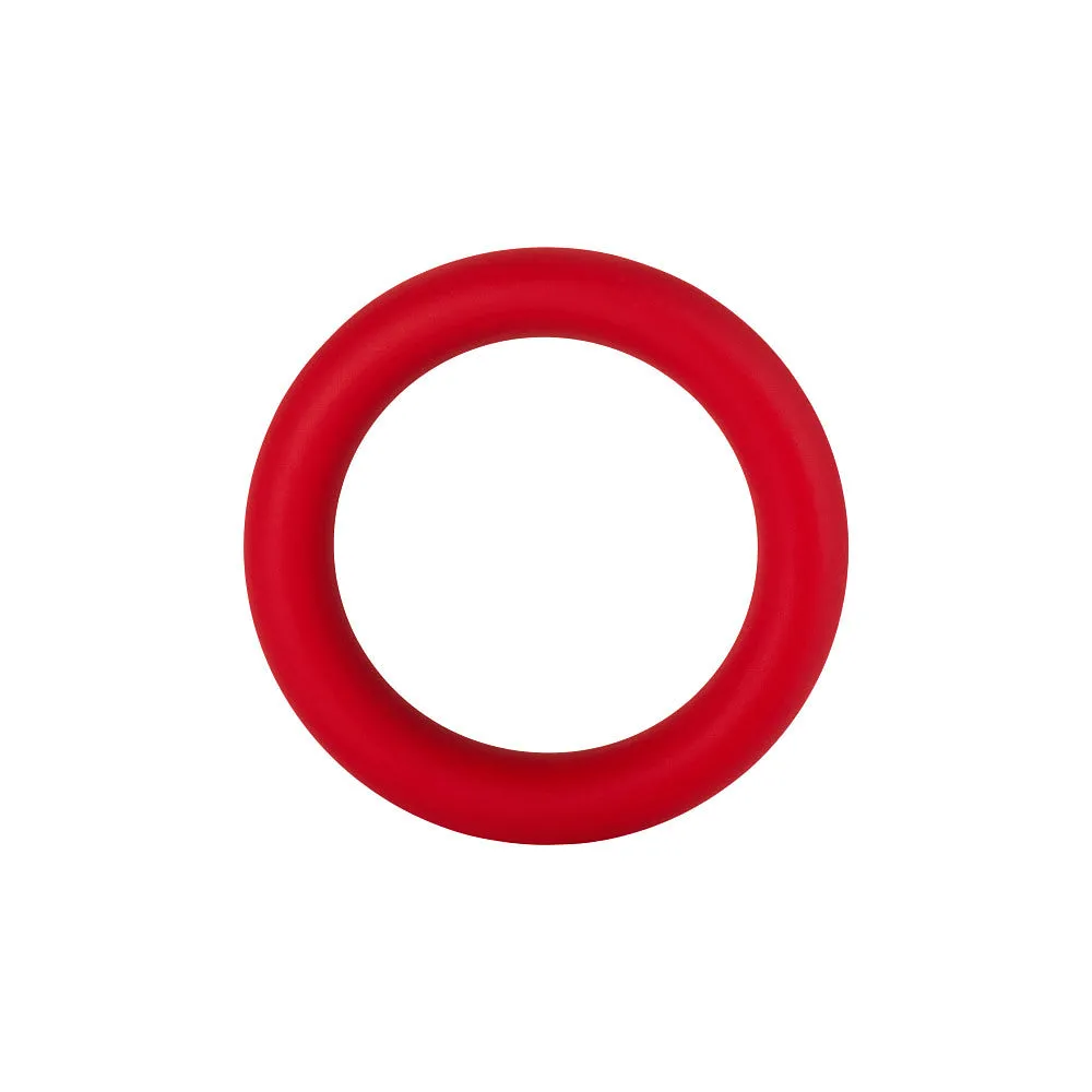 F-64: 40MM 100% SILICONE RING WIDE RED S