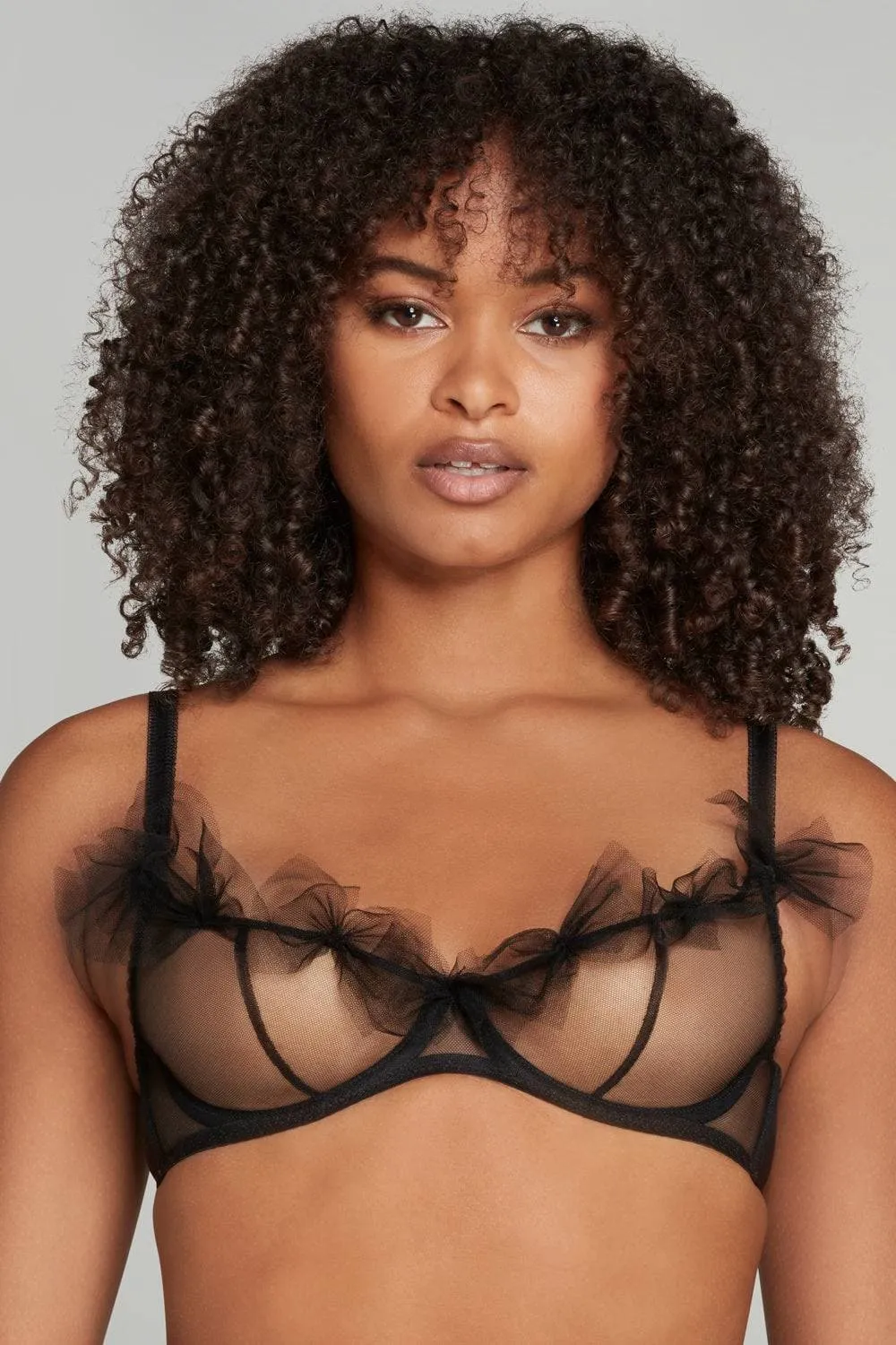 Fawn Plunge Underwired Bra. Size UK 32D