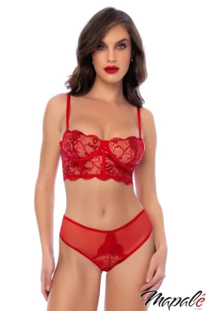Floral Sequin Lace 2Pc. Set