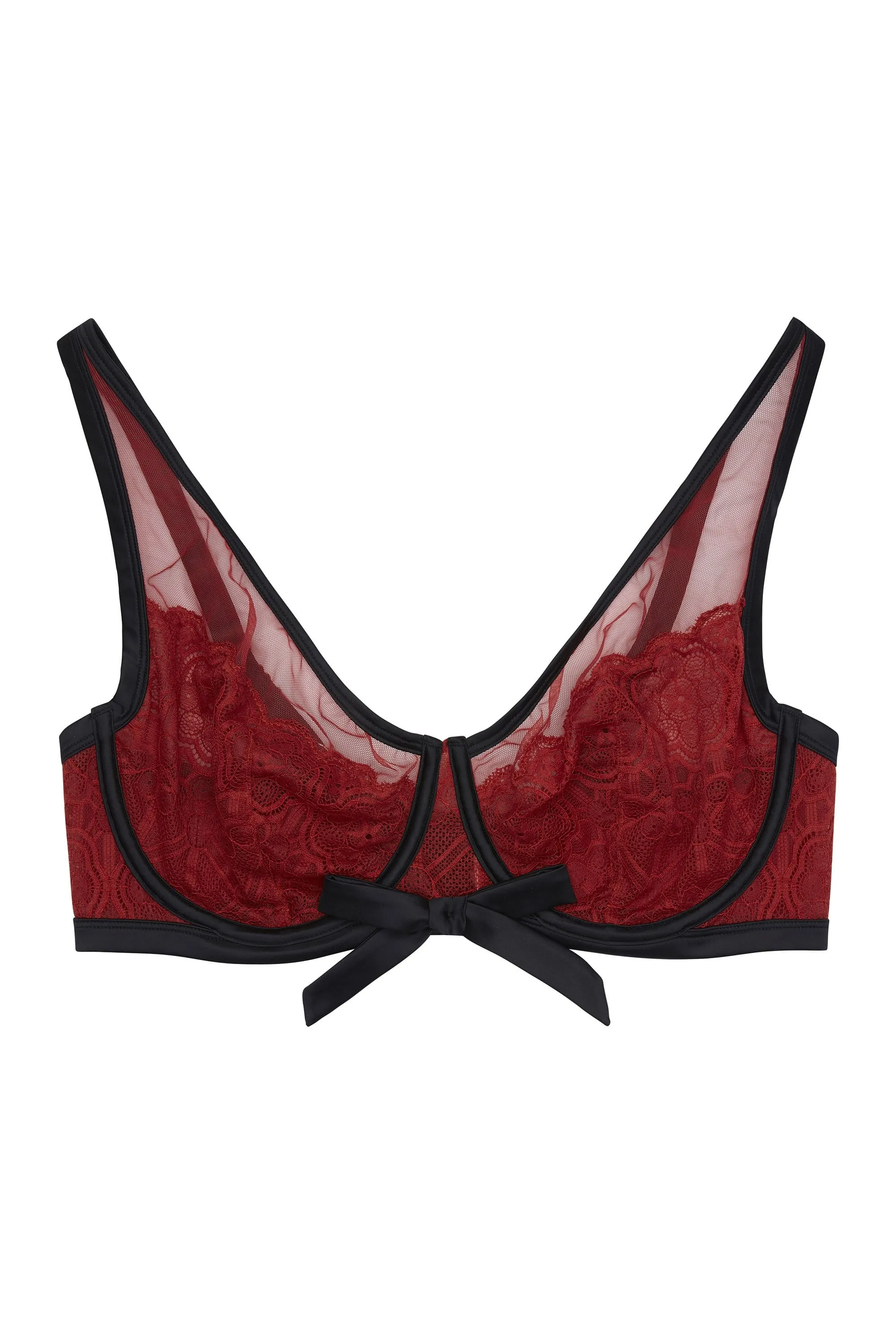 Gabi Fresh Acacia Lace Triangle bra with bow