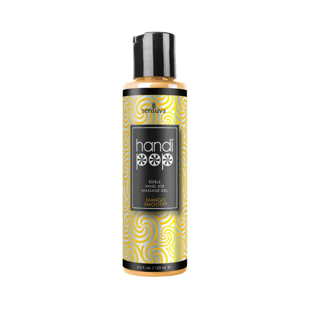 Handipop Mango Smoothie Hand Job Massage Gel 4.2oz Bottle