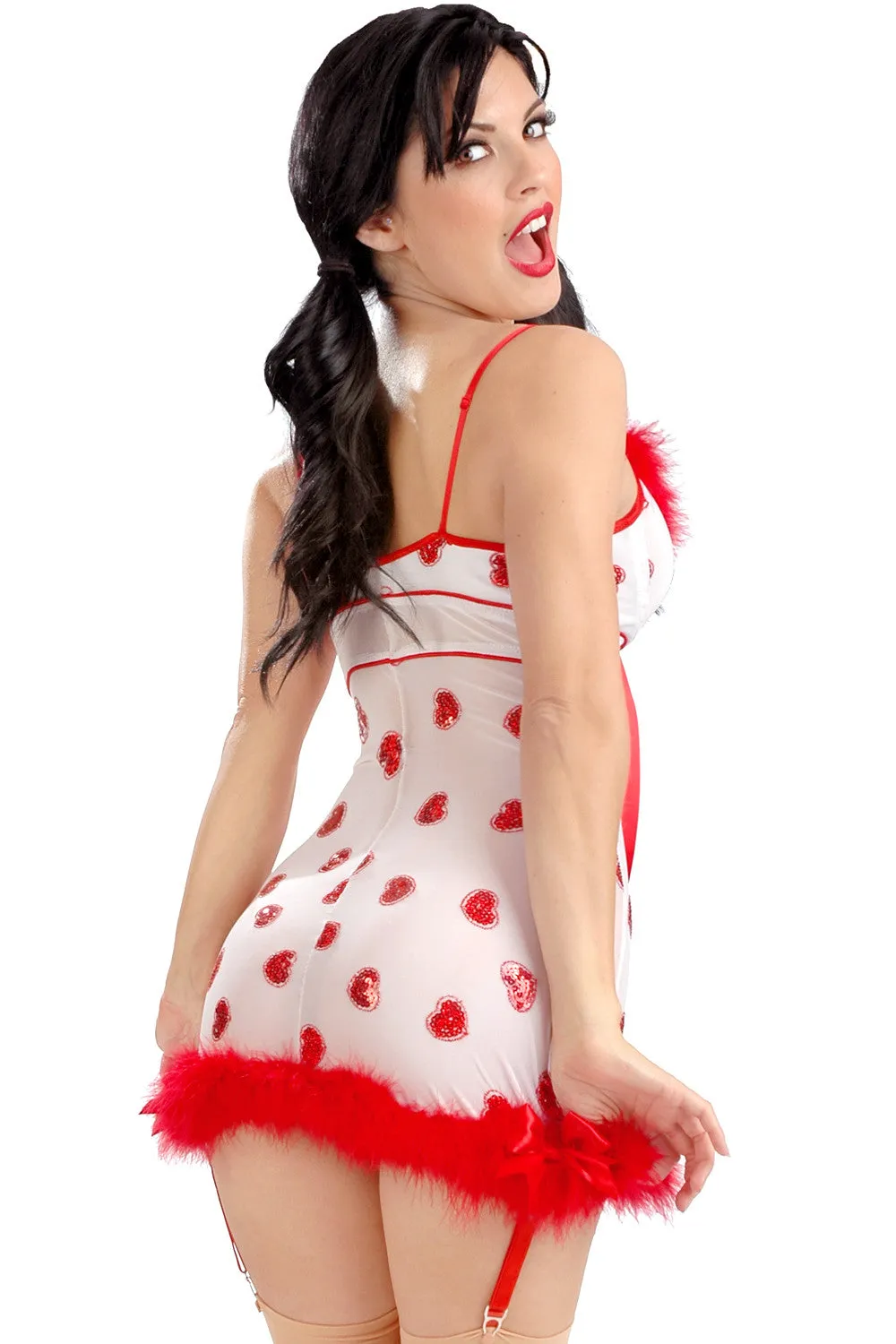 Heart Attack Underwire Chemise