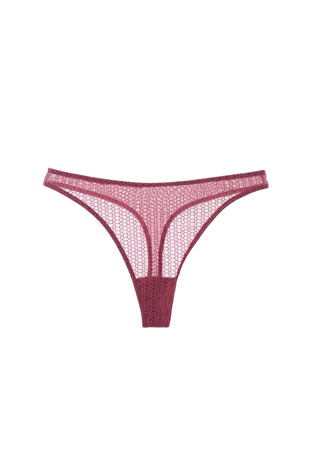 Honeycomb Thong in Orchid