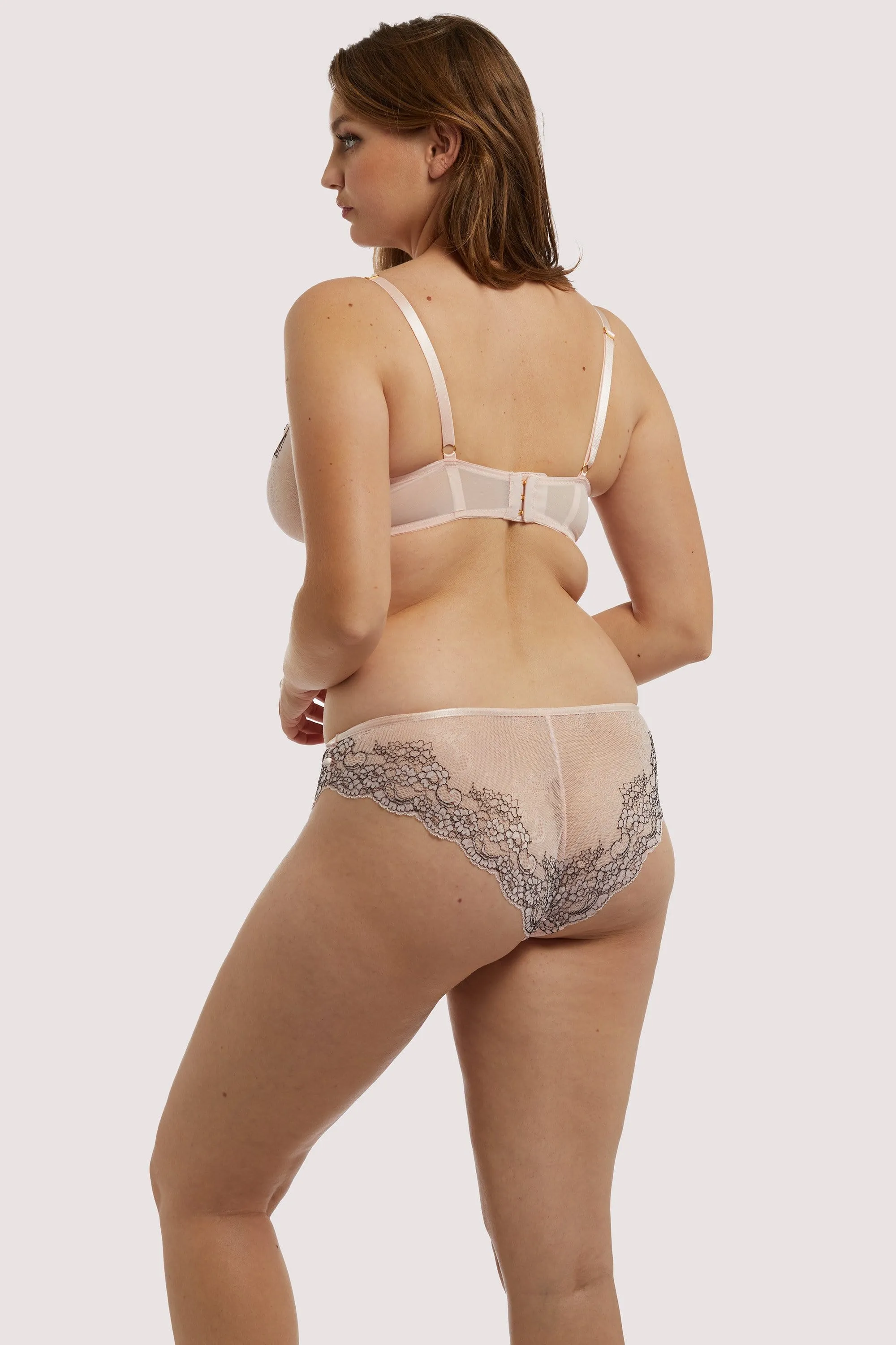Jenny Graphic Lace Blush Bra