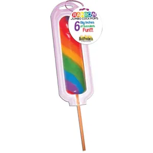 Jumbo Rainbow Pecker Pop on Blister Card