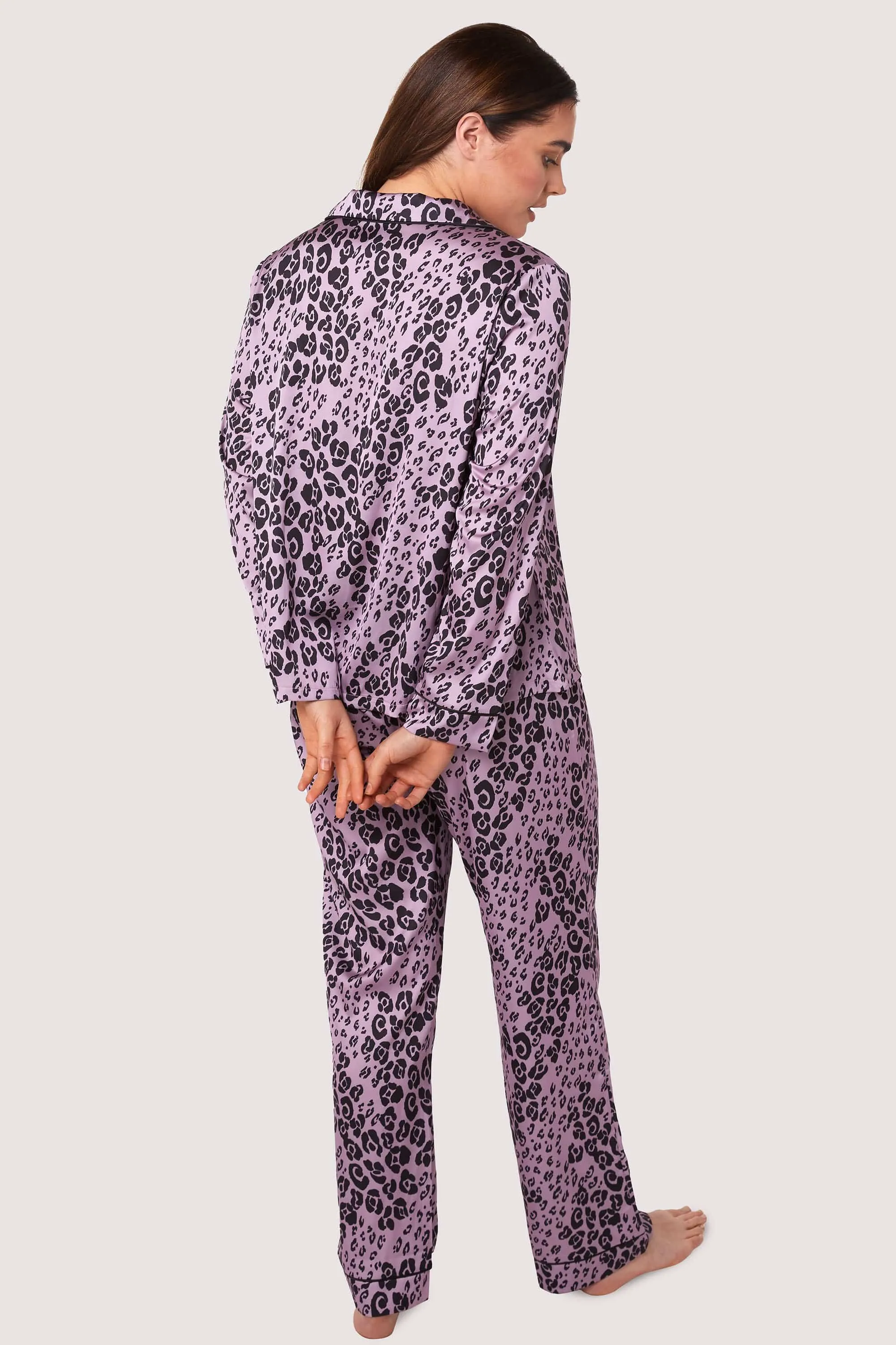 Kaylee Long Sleeve Lilac Animal PJs