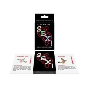 Kheper Games - A Year of Sex Romantic Card Game (Black)