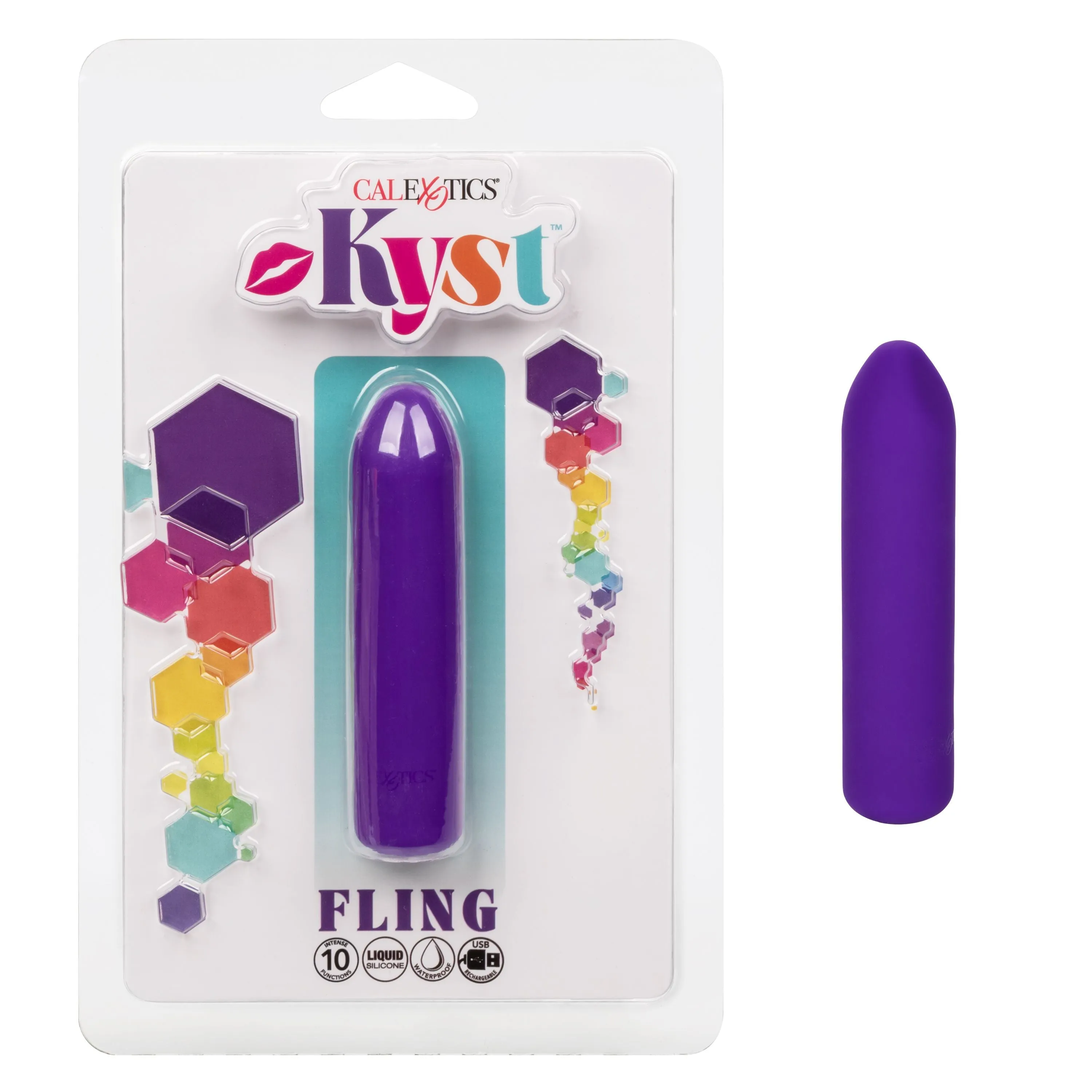 Kyst Fling Petite Massager - Purple
