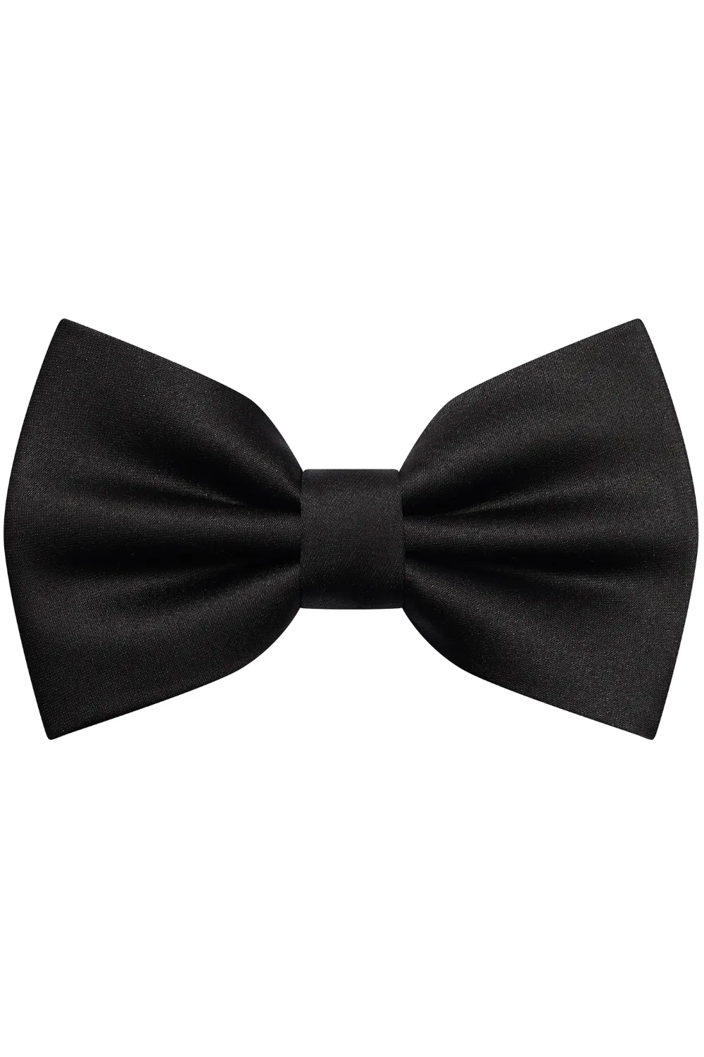 La Liaison Satin Bow Tie Charm in Black