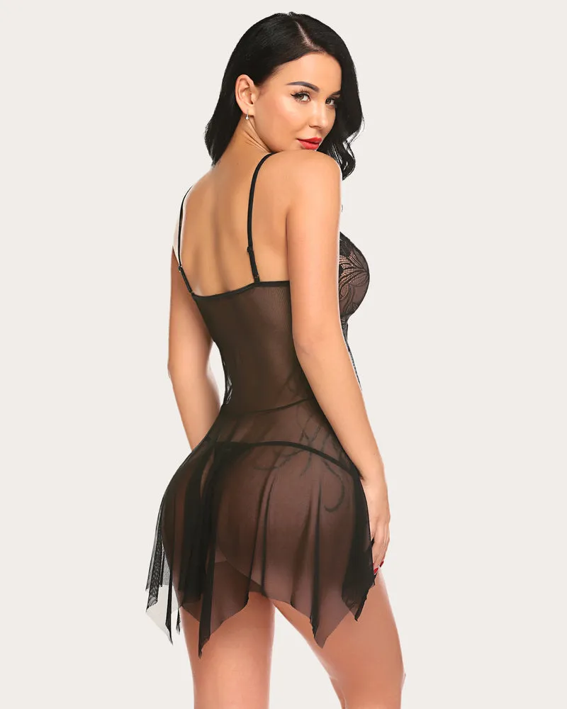 Lace Babydoll Boudoir Outfits (DE Only)