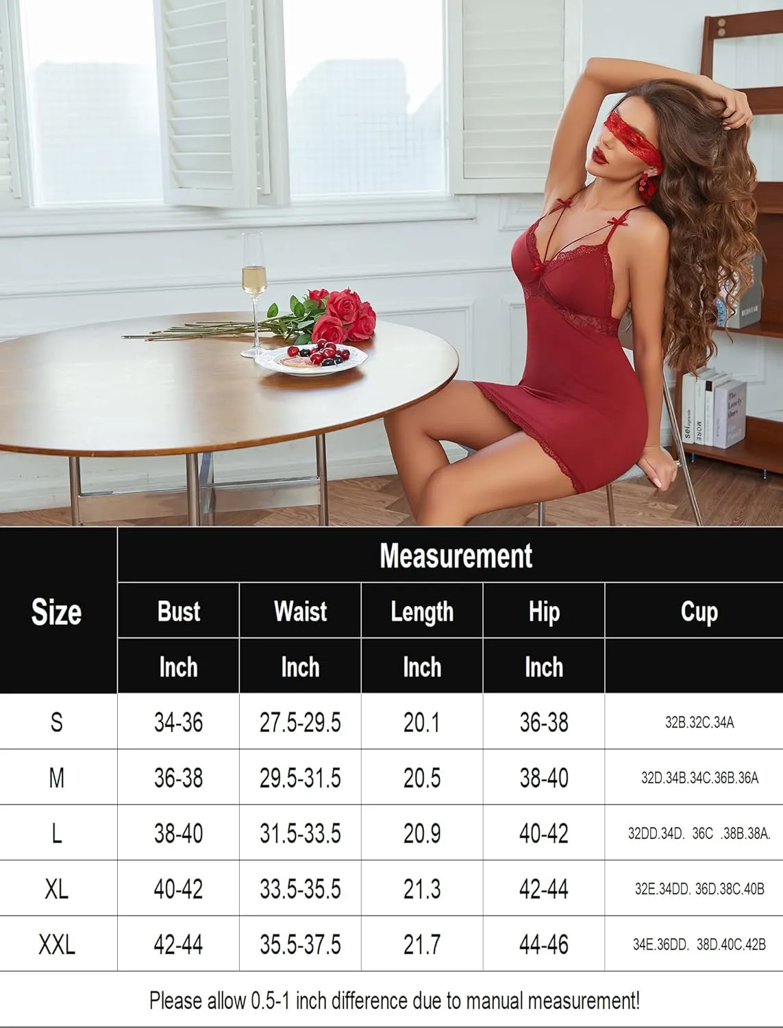 Lace Chemise Strap Nightwear