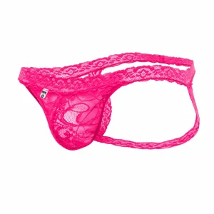 Lace Jockstrap Hot Pink L/Xl