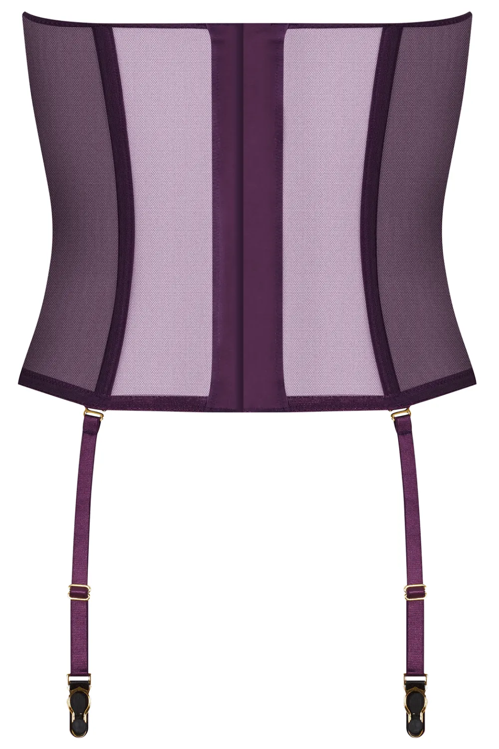 L'Amoureuse Corset with Suspenders. Size L (UK 10-12)