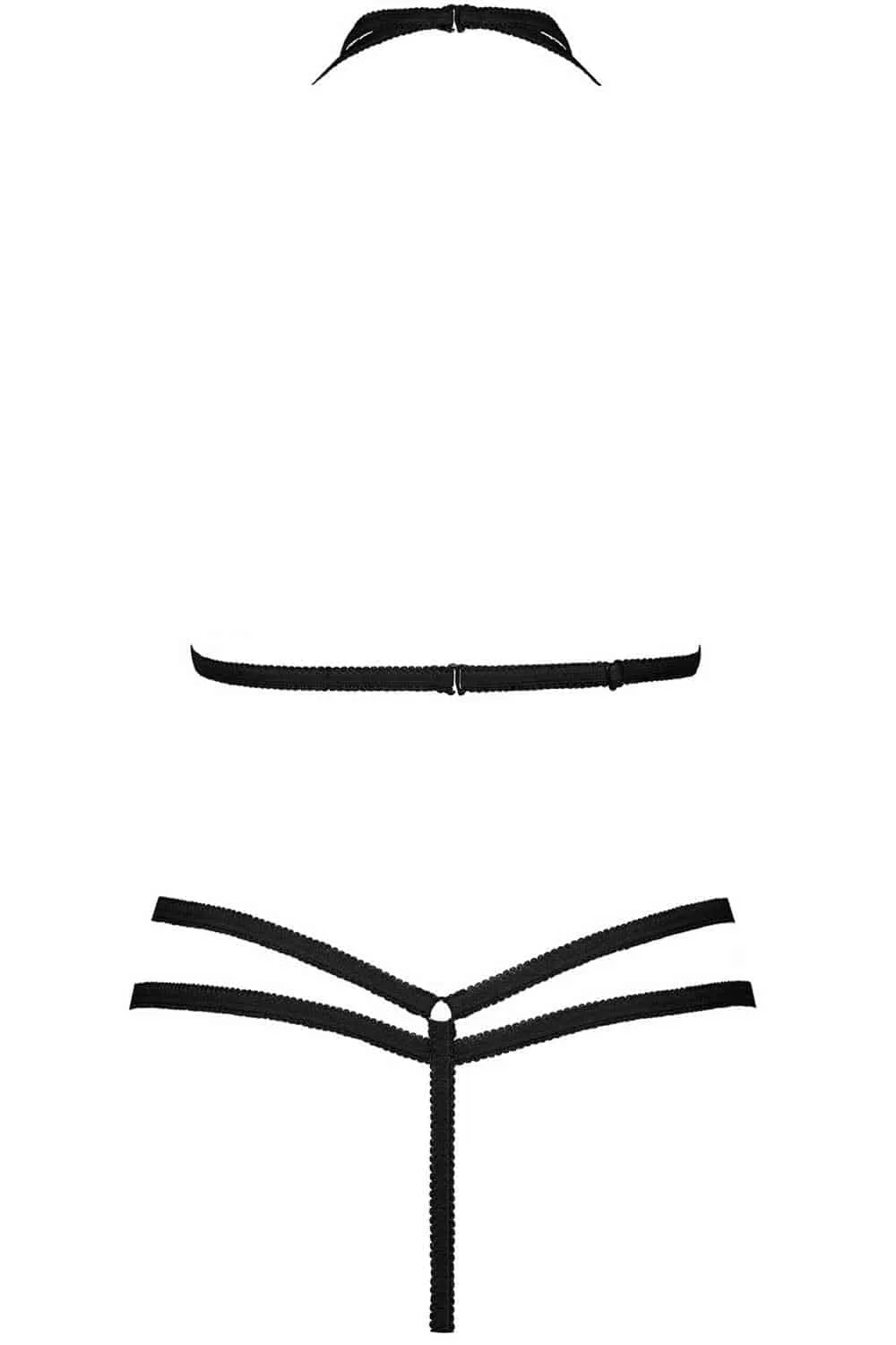 Le Petit Secret Black Harness & Thong