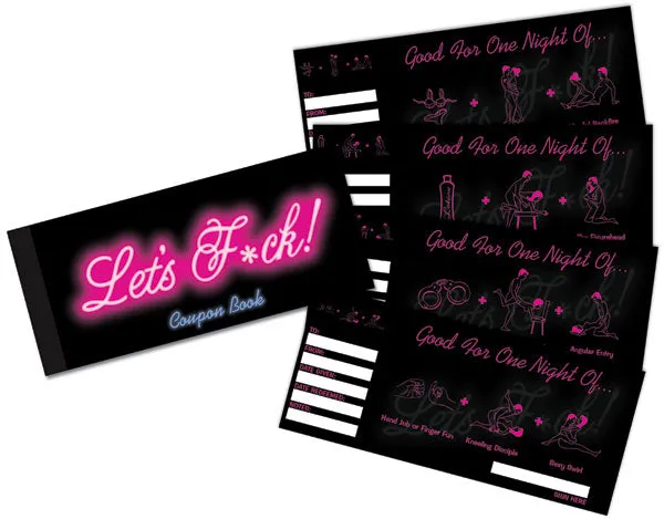 Let's Fuck! Coupons - The XXX Coupon Book