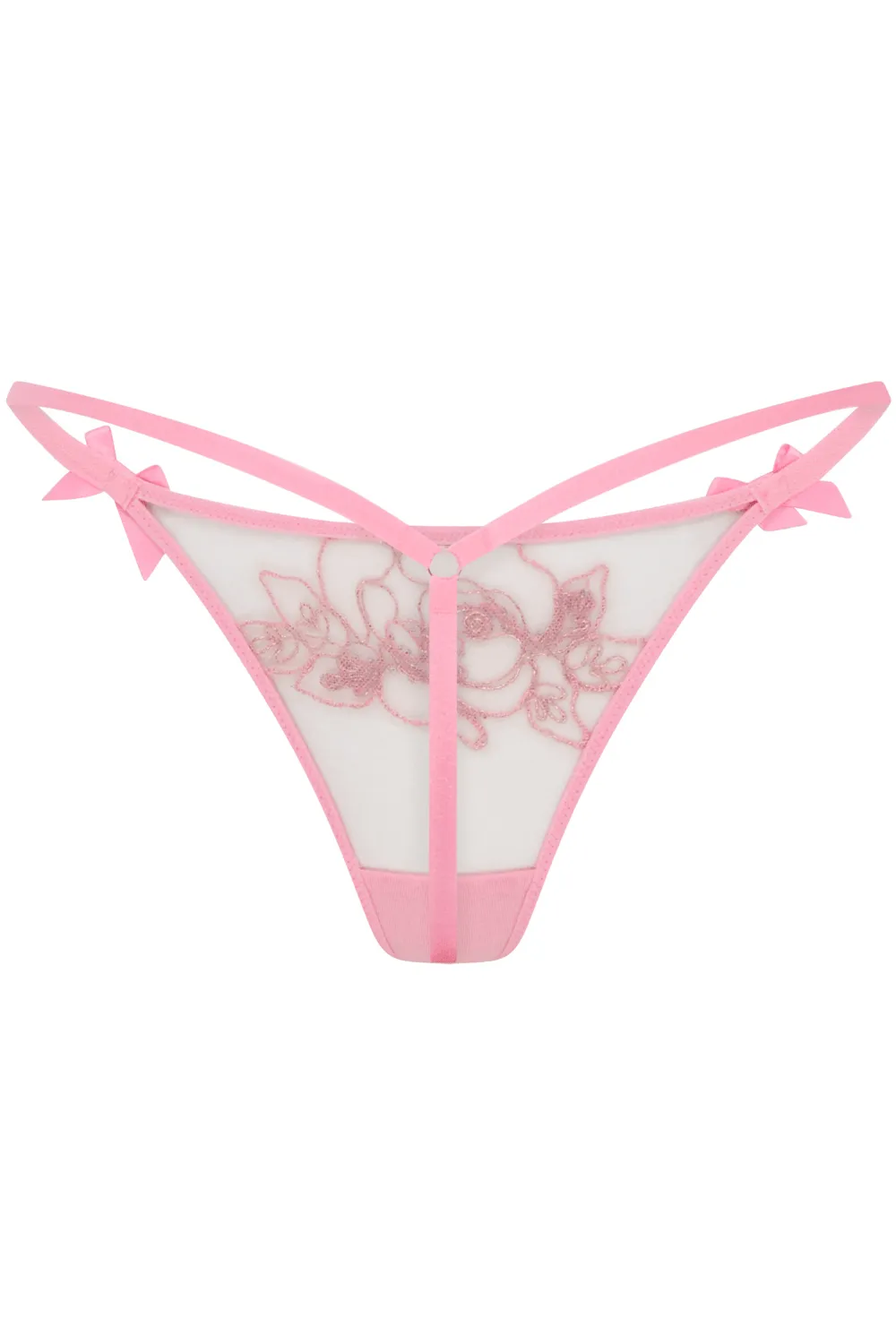 Lindie Mini Thong Pink Dusky Pink. Size 4 (UK 12)