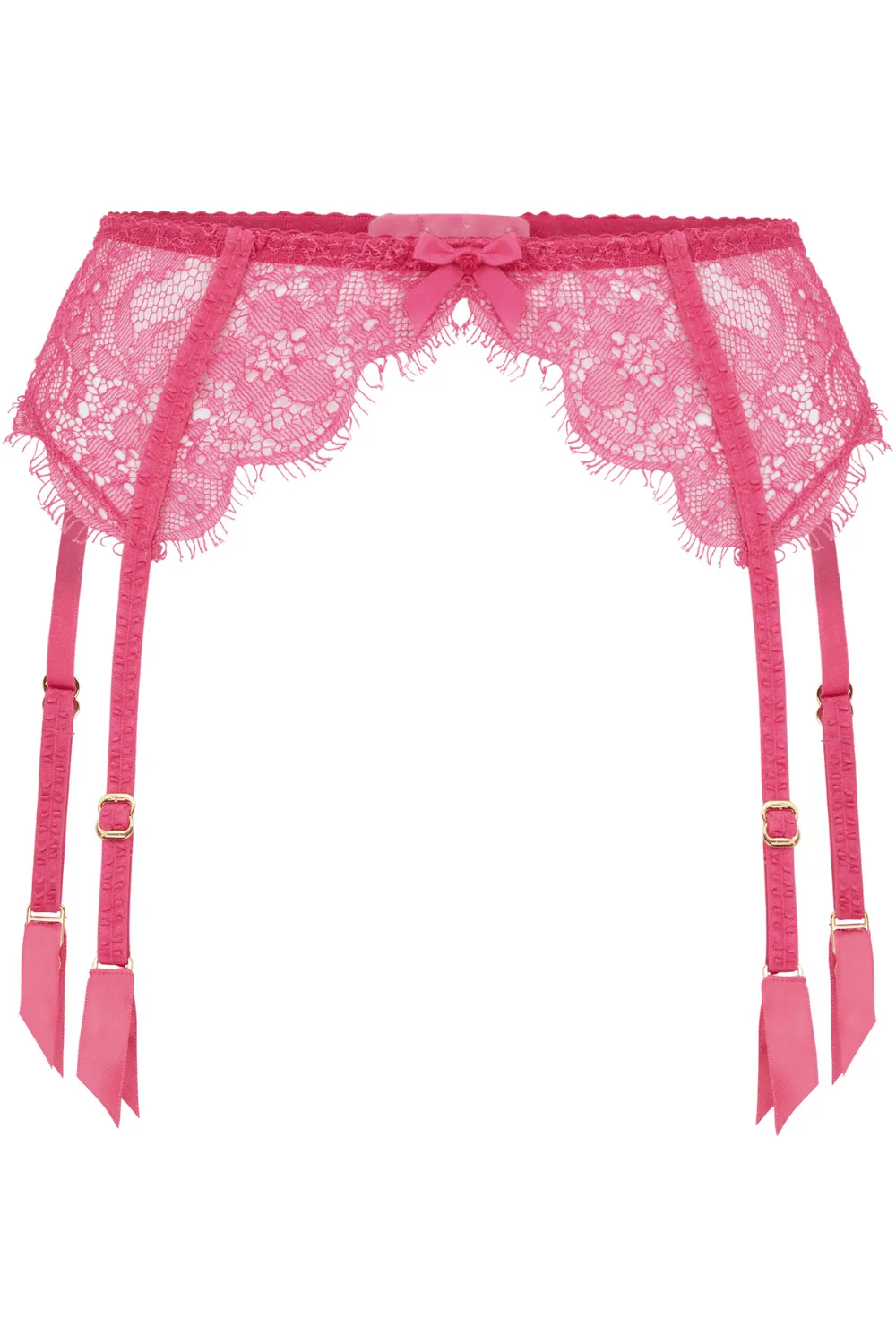 Lorna Lace Suspender Belt Fuchsia. Size 3 (UK 10)