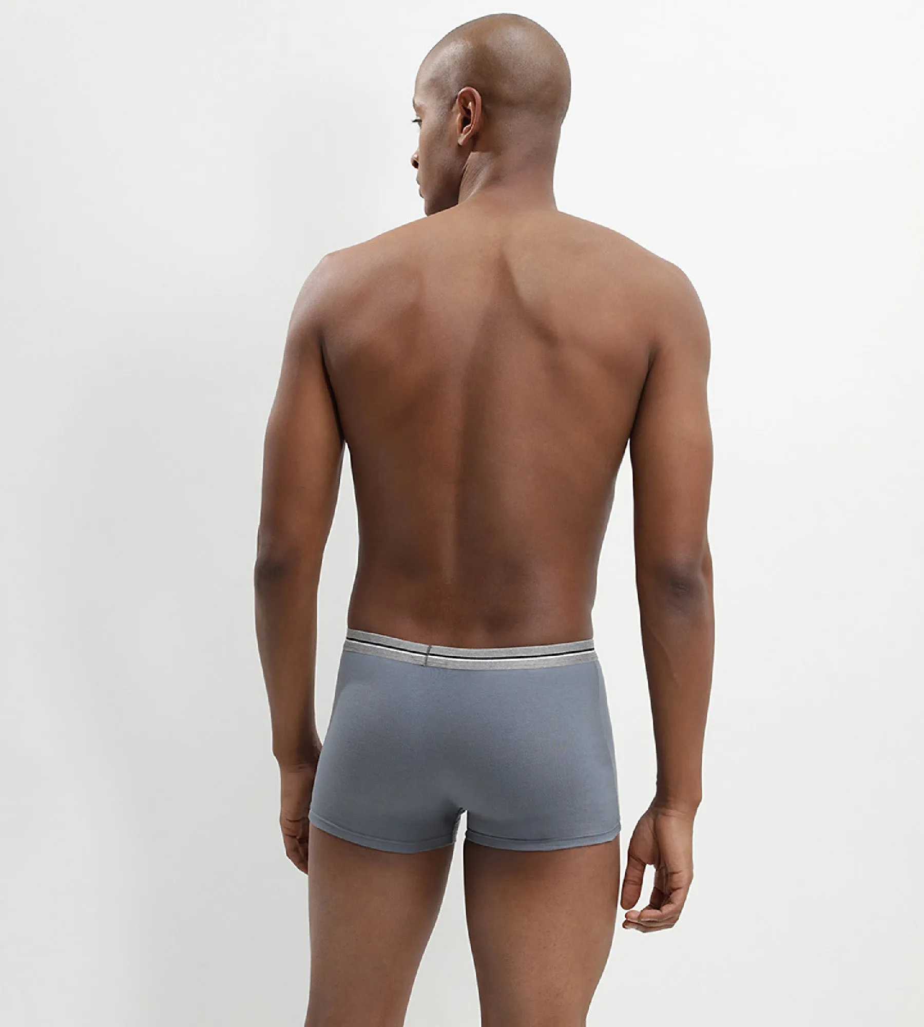 Lot de 3 boxers gris acier noir coton stretch résistant Ultra Resist