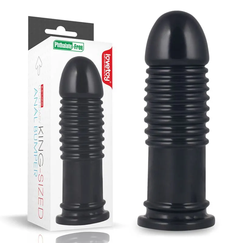 Lovetoy King Sized 8'' Anal Bumper Butt Plug Large Dildo