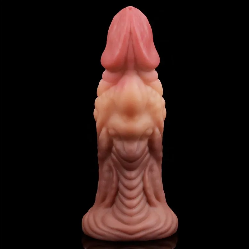 Lovetoy Nature Cock 7 ALIEN Dual-Layer Silicone Dildo Realistic Sex Toy
